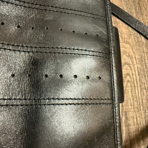 Banana Republic EUC Black Leather Tote Bag - Picture 4 of 16